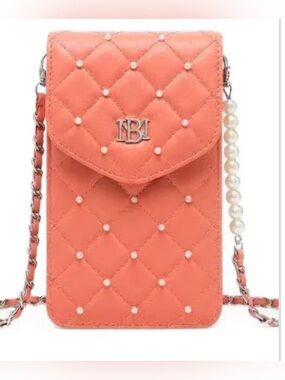 New tags bachelor Mishka coral Crossbody foam bag MSRP $79